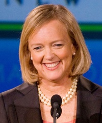 Meg Whitman, HP's chairman, president and CEO